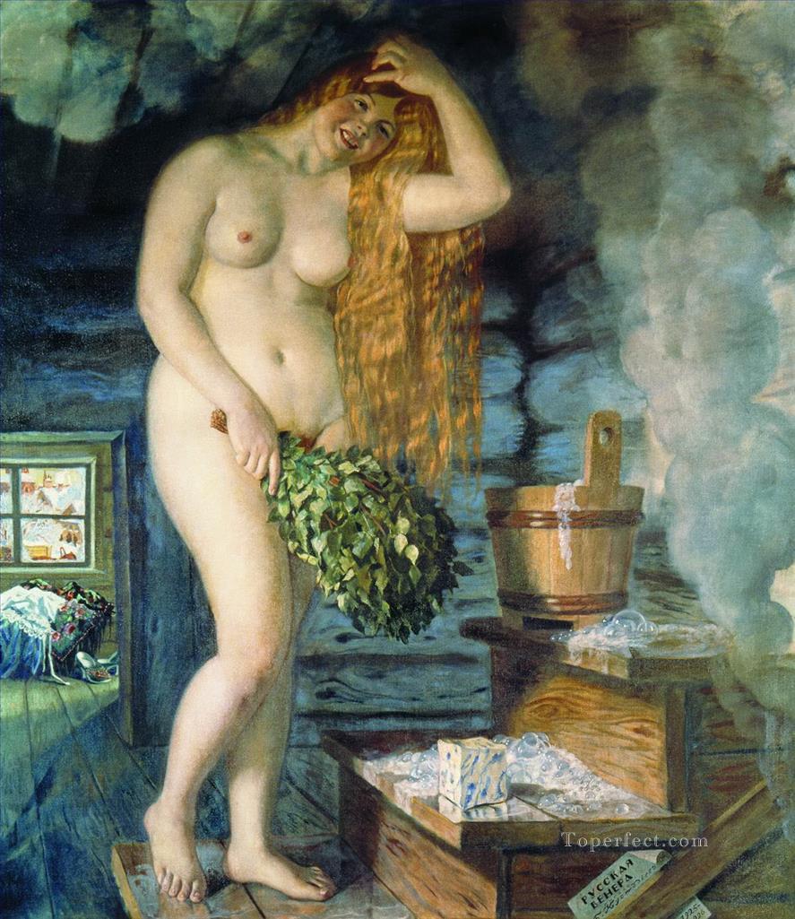 russian venus 1926 1 Boris Mikhailovich Kustodiev modern nude Oil Paintings